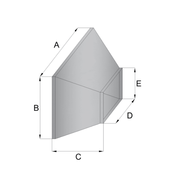 11. Reducción concéntrica con aislado interior